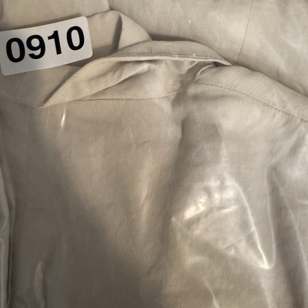 Aritzia Babaton‎ Power Hip Blazer Mirror Crepe Cream Beige Size 4 Preppy - Picture 10 of 10